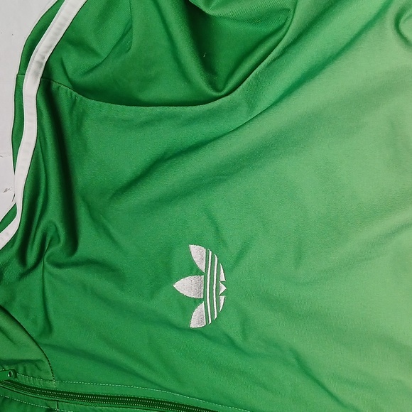 Adidas Originals Firebird Trefoil Track Jacket Green & White Ombre Men's Large - Picture 8 of 16